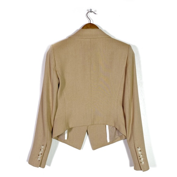 Veronica Beard Hosanna Herringbone Cutaway Dickey Jacket - Picture 5 of 10